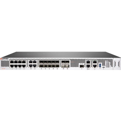Palo Alto PA-3410 Network Security/Firewall Appliance - 12 Port - 10GBase-T, 10GBase-X - 25 Gigabit Ethernet - 1.81 GB/s F