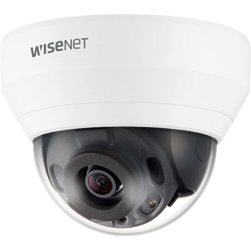 Wisenet QNV-7032R 4 Megapixel Network Camera - Color - Dome - White - 98.43 ft Infrared Night Vision - H.265, H.264, H.265