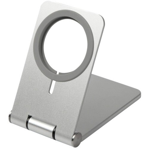 4XEM Desktop Mobile Device Metal Stand - 2.60" Height x 1.59" Width - Metal, Aluminum Alloy, Silicone - Silver