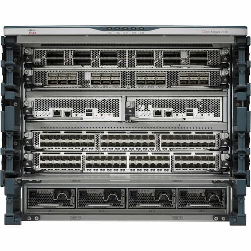 Cisco Nexus 7000 7700 Manageable Switch Chassis - Refurbished - 2 Layer Supported - 9U - Rack-mountable - 1 Year Limited W