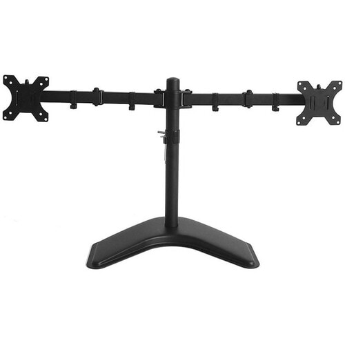 Amer 2XS Desk Mount for Monitor, Display Screen - Black - Height Adjustable - 2 Display(s) Supported - 13" to 32" Screen S