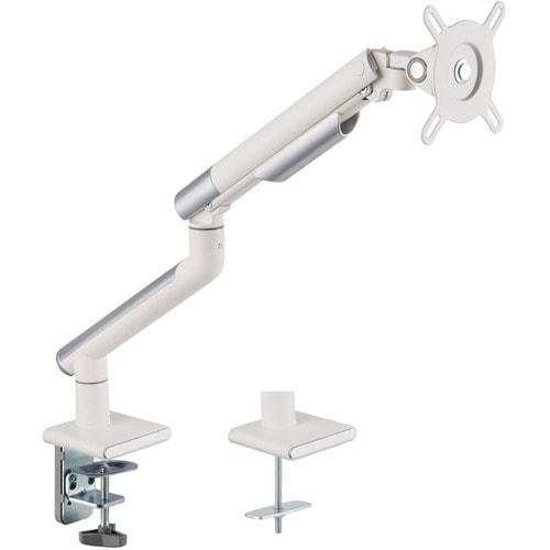 Amer HYDRA1A Mounting Arm for Monitor, Curved Screen Display, Display Screen - Textured White, Space Gray - 1 Display(s) S