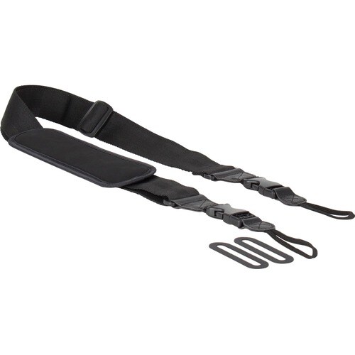 The Joy Factory Adjustable Shoulder Strap - 12.7 mm Height x 69.9 mm Width x 1.1 m Length - Black - Nylon, Leather