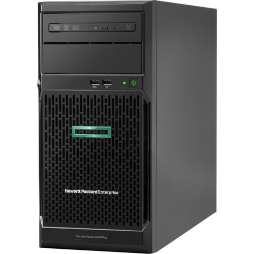 Servidor HPE ProLiant ML30 G10 Plus - 1 x Intel Xeon E-2314 2,80 GHz - 16 GB RAM - Serie ATA Controlador - 4U Torre - Inte