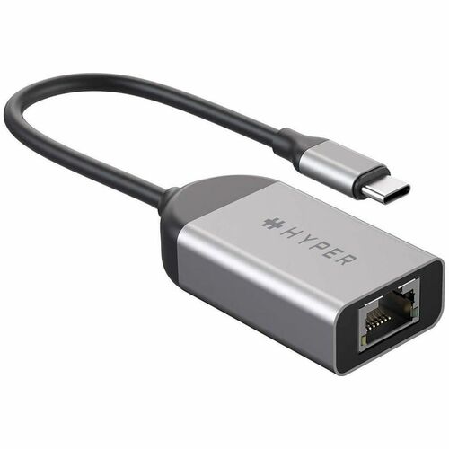 Targus HyperDrive HD425B 2,5 Gigabit Ethernet Adapter für Chromebook - Tragbar - Silber - USB-Typ C - 2,50 Gbit/s Datenübe