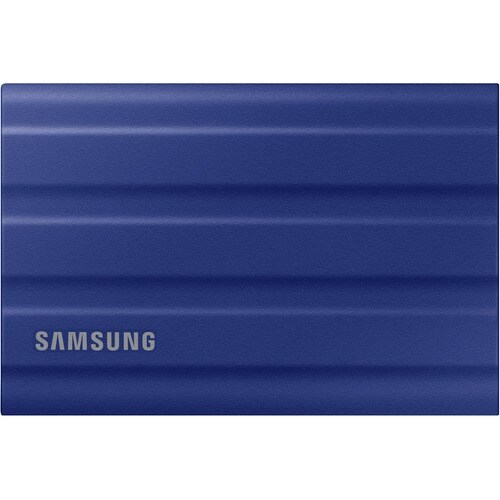 Samsung T7 MU-PE2T0R/EU 2 TB Portable Solid State Drive - External - Blue - USB 3.2 (Gen 2) Type C - 256-bit AES Encryptio