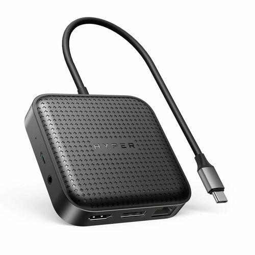 HyperDrive USB4 Mobile Dock - for Notebook, Desktop PC - 100 W - USB Type C - 2 Displays Supported - 4K, 8K - 3840 x 2160,
