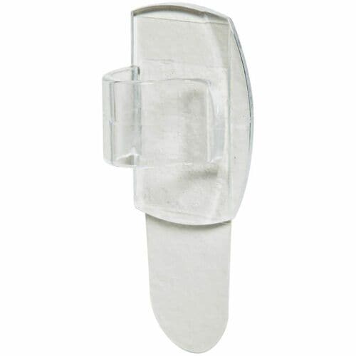 Command Clear Round Cord Clips Value Pack - Cable Clip - Clear - 0.81" Length - Plastic - 10