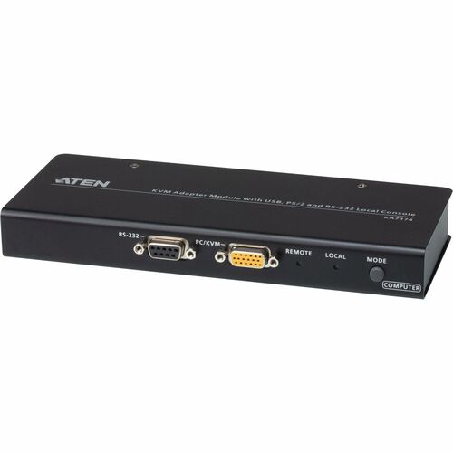 ATEN ALTUSEN KA7174 KVM Extender - Wired - WUXGA - 1920 x 1200 Maximum Video Resolution - 1 x Network (RJ-45) x PS/2 Port 