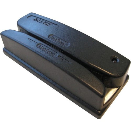 ID TECH Omni WCR3237-512 Leitor de fita magnética - 1524 mm/s - Decodificador de teclado - Preto