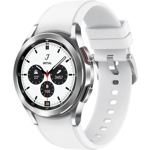 Samsung Galaxy Watch4 Classic, 42mm, Silver, LTE - Accelerometer, Gyro Sensor, Barometer, Ambient Light Sensor, Digital Co