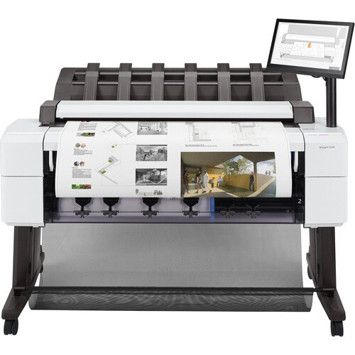 Imprimante Jet d'Encre Grand Format HP Designjet T2600dr PostScript - Comprend Imprimante, Scanner, Photocopieur - 914,40 