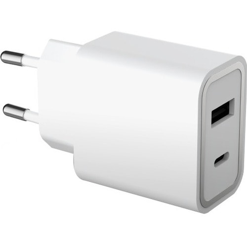 Bigben 37 W AC Adapter - Universal Adapter - USB Type-C - For Mobile Device - White