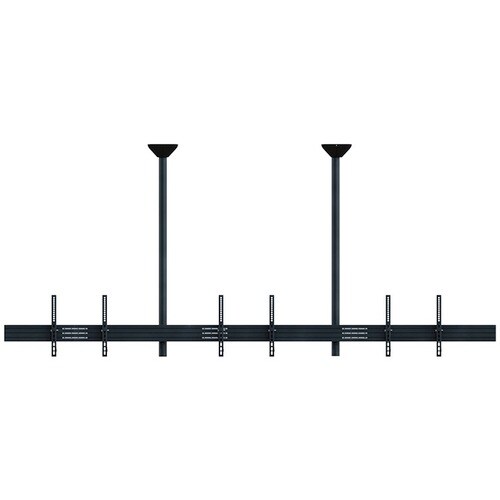 HAGOR comPROnents Deckenhalterung für Menüboard, Display - Schwarz - 3 Unterstützte(r) Display(s)Bildschirmgr�ße: 116,8 cm