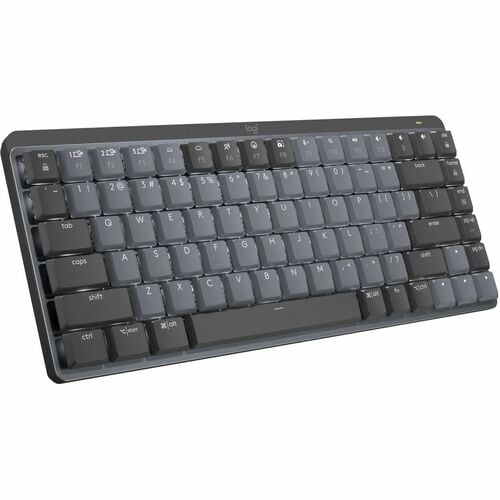 Logitech MX Mechanical Mini Minimalist Wireless Illuminated Keyboard (Linear) (Graphite) - Wireless Connectivity - Bluetoo