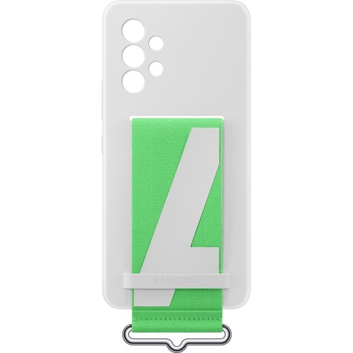 SAMSUNG SILICONE COVER WITH STRAP GALAXY A53 WHITE