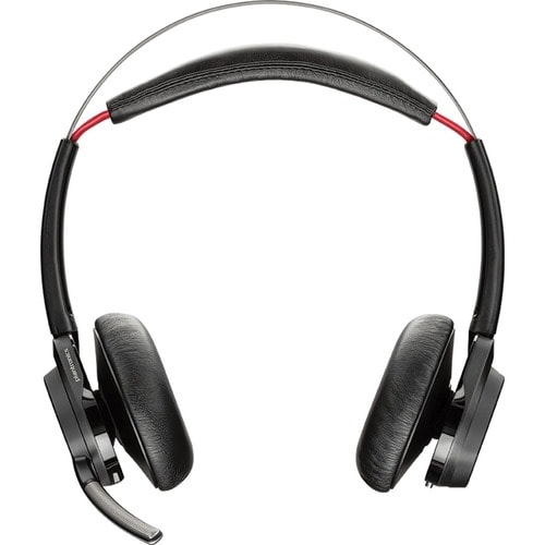 Poly Voyager Focus UC B825-M 有线/无线 头戴式, 入耳式 立体声 耳机 - Microsoft Teams Certification - 双声道 - 头戴护耳式 - 3000 cm - 蓝牙 - A 型 USB
