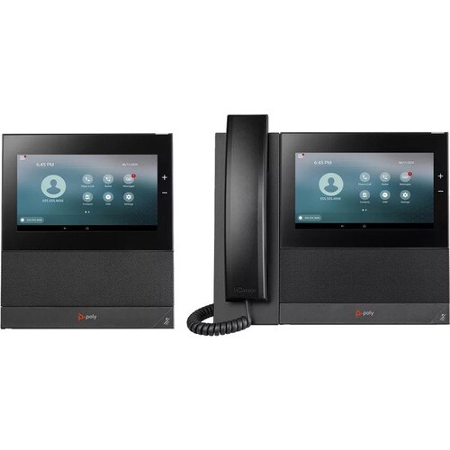 Poly CCX 600 IP 电话 - 有线的 - Wi-Fi, 蓝牙 - 台式机, 可壁挂安装 - VoIP - IEEE 802.11a/b/g/n - 2 x 网络 (RJ-45) - PoE Ports