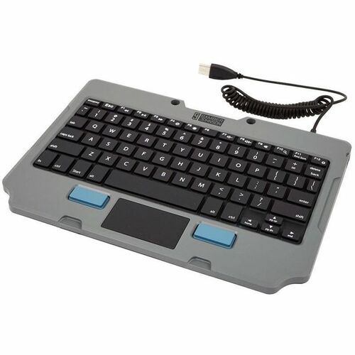 Gamber-Johnson Robust Tastatur - Kabel Konnektivität - USB Typ-A Schnittstelle - TouchPad - Arabisch - Industrieller Silik