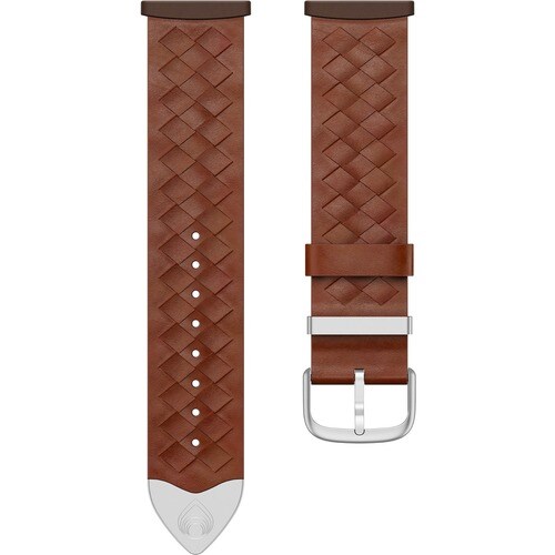 Fitbit Smartwatch Band - Large (L) - Oak - Woven, Leather
