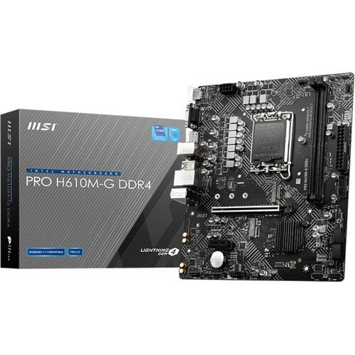 PRO H610M-G DDR4 LGA1700 1xPCIe 4x16 Slot 2xDimms