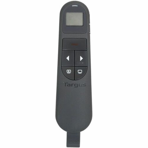 Targus Dual Mode Antimicrobial Laser Presenter with Timer - Laser - Wireless - Bluetooth/Radio Frequency - 2.40 GHz - Blac