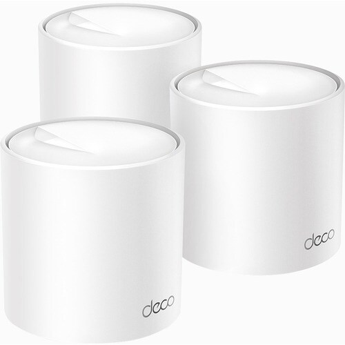 TP-Link Deco X50(3-pack) - AX3000 Whole Home Mesh Wi-Fi 6 System 3-Pack - Dual Band - 2.40 GHz ISM Band - 5 GHz UNII Band 