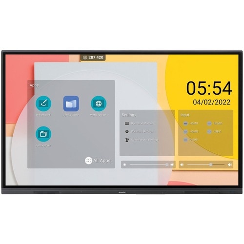 Sharp NEC Display BIG PAD PN-L752B 75" Class LCD Touchscreen Monitor - 16:9 - 8.50 ms - 190.5 cm (75") Viewable - Precisio