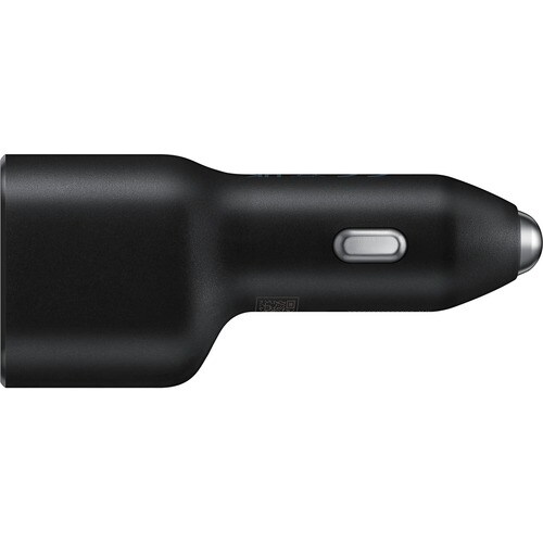 Samsung Dual Port Car Charger 25w Plus 15w - 40 W - 12 V Input - Black