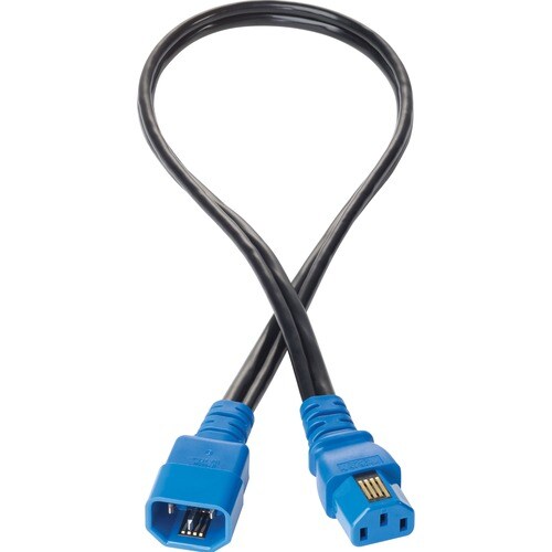 HPE Jumper Cord - For Chassis - Black - 2 m Cord Length - IEC 60320 C13 / IEC 60320 C14 - India