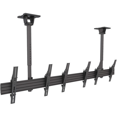 Kanto MBC311T Ceiling Mount for Menu Board, Digital Signage Display, Display Screen, TV - Height Adjustable - 3 Display(s)