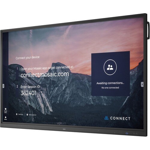 LCD Digital Signage NEC Display MultiSync CB651Q-2 1651 mm - Touchscreen Atom 2 GHz - 2 GB - 3840 x 2160 - Direct LED - 35