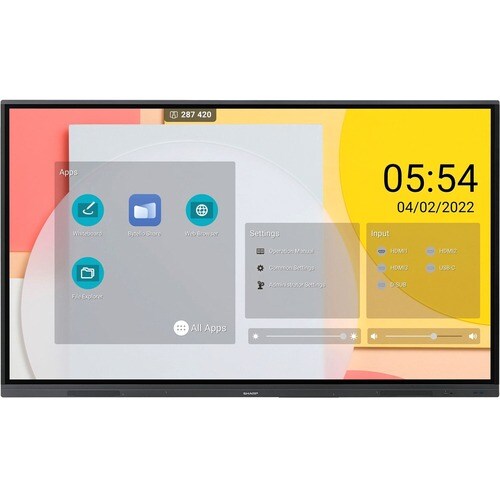 Sharp NEC Display PNL862B 86 Zoll Class LCD-Touchscreen-Monitor - 218,4 cm (86 Zoll) Viewable - PrecisionTouch - 350 cd/m²