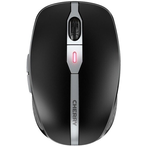 CHERRY MW 9100 Rechargeable Wireless Mouse - Wireless - Bluetooth/Radio Frequency - 2.40 GHz - Rechargeable - Black - USB 