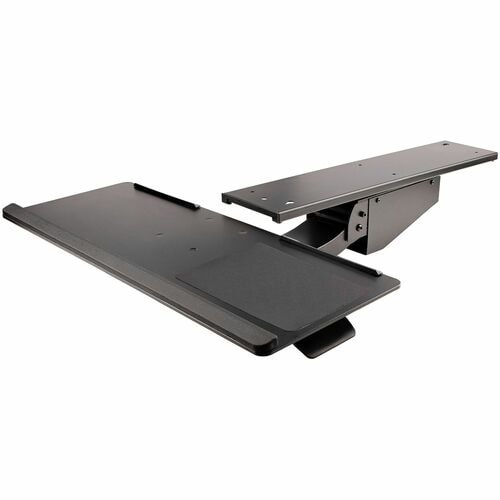 StarTech.com Under Desk Keyboard Tray, Height Adjustable Keyboard and Mouse Tray (10" x 26"), Ergonomic Computer Keyboard 