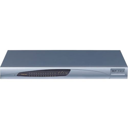 AudioCodes MediaPack MP-124 VoIP Gateway - TAA Compliant - 24 x FXS - Fast Ethernet - Table Top