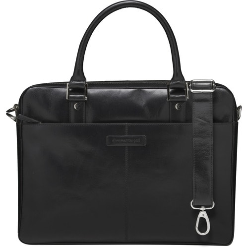 dbramante1928 ApS Rosenborg Carrying Case for 40.6 cm (16") Apple Notebook, MacBook - Black - Leather Body - Shoulder Stra