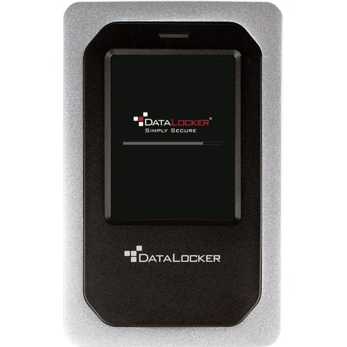 DataLocker Tragbar Festplatte - Extern - 2 TB - TAA-konform - DataLocker DL4 FE 2TB Encrypted USB-C / -A Hard Drive, Hardw