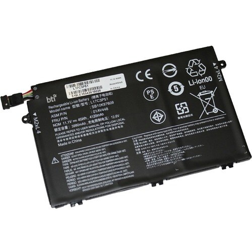 BTI L17C3P51 Batterie - Lithium-Ionen (Li-Ionen) - BTI 3-Cell Li-Ion 45Wh Laptop Battery für Lenovo Thinkpad E14 / E15, E4