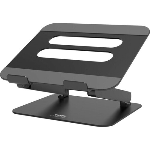 Port Connect Height Adjustable Notebook Stand - Up to 39.6 cm (15.6"") Screen Support - 20.5 cm Height x 27.5 cm Width x 2