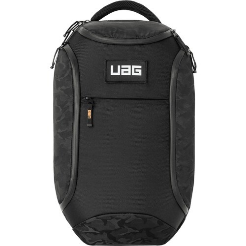 Urban Armor Gear Carrying Case (Backpack) for 16" Notebook - Black Midnight Camo - Weather Resistant - Shoulder Strap, Che