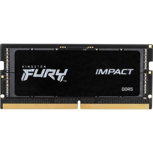 Kingston FURY Impact 16GB DDR5 SDRAM Memory Module - For Notebook, Gaming Notebook - 16 GB (1 x 16GB) - DDR5-4800/PC5-3840