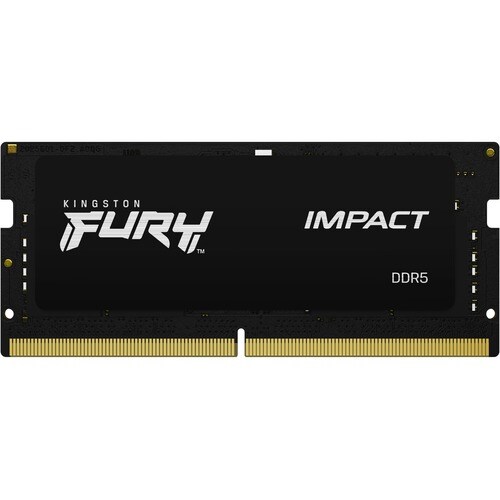 Kingston FURY Impact 32GB DDR5 SDRAM Memory Module - For Notebook - 32 GB (1 x 32GB) - DDR5-4800/PC5-38400 DDR5 SDRAM - 48