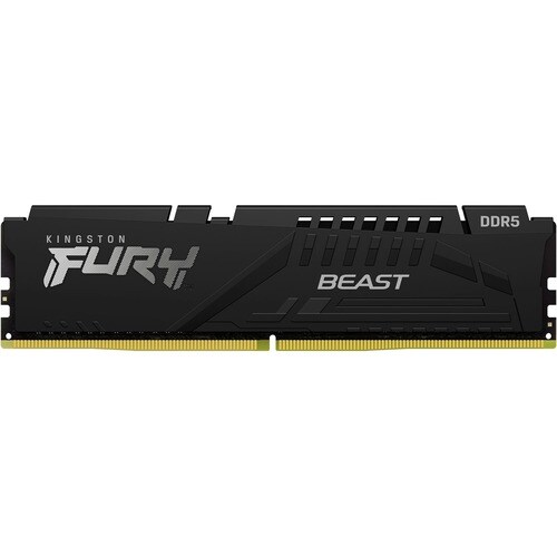 Kingston FURY Beast 8GB DDR5 SDRAM Memory Module - For Motherboard - 8 GB (1 x 8GB) - DDR5-5200/PC5-41600 DDR5 SDRAM - 520