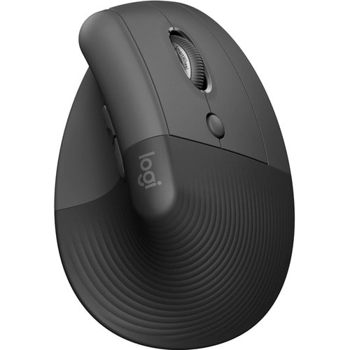 Logitech Lift Maus - Bluetooth/Radio-Frequenz - USB Typ-A - Optisch - 6 Taste(n) - 4 Programmable Button(s) - Graphit - Ka