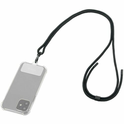 MOBILIS Adjustable Phone Strap - Hook Attachment - Black