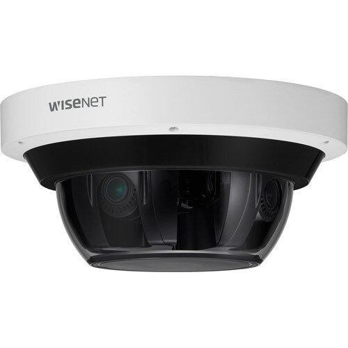 Wisenet PNM-9084RQZ1 2 Megapixel Full HD Network Camera - Color - White - TAA Compliant - 98.43 ft Infrared Night Vision -