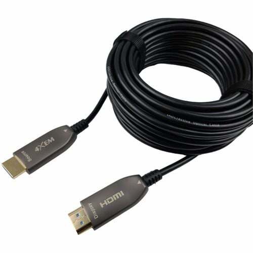 4XEM 35M 115FT Active Optical Fiber 2.1 HDMI - 115 ft Fiber Optic A/V Cable for Audio/Video Device, Blu-ray Player, HDTV, 
