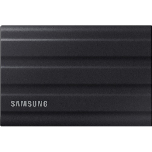  SSD Externe T7 Shield Samsung 2To Noir MU-PE2T0S, vitesse de lecture jusqu'à 1050 Mo/s, résiste aux chutes jusqu'à 3m, IP65