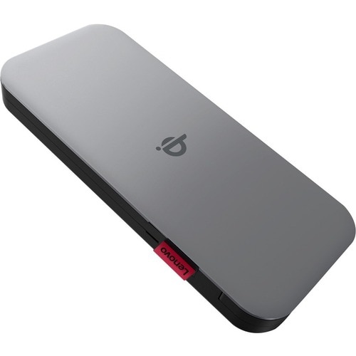 Lenovo Go Stromspeicher - Schwarz - für USB Typ C Gerät, Handy - Lithium-Ion-Polymer (Li-Ion-Polymer) - 10000 mAh - 3 A - 